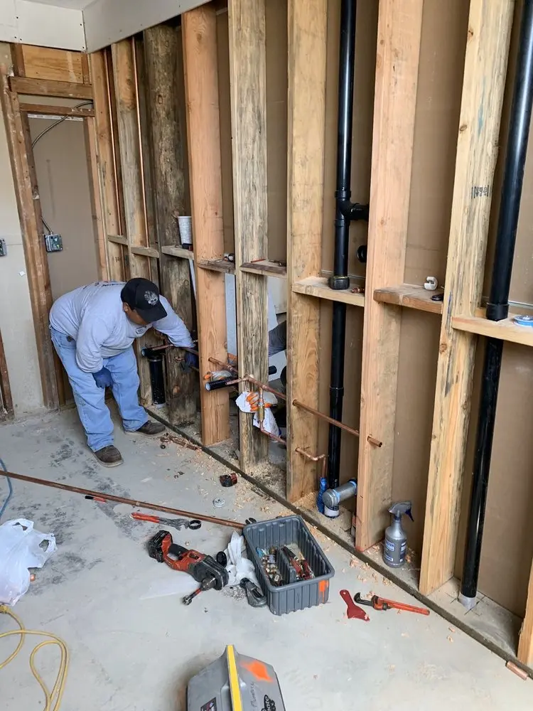 Commercial rough-in plumbing for Gas Line Repair in Neabsco Hills